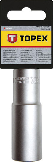 Topex Nuss Sechskant Spritzfilter Wasserhahn mit Vierkant-Antrieb 1/2" Durchmesser 19mm 1Stück