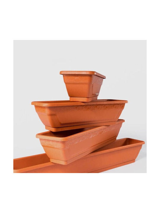 Sterk Γλάστρα Πλαστική Brown 100x16x19εκ.
