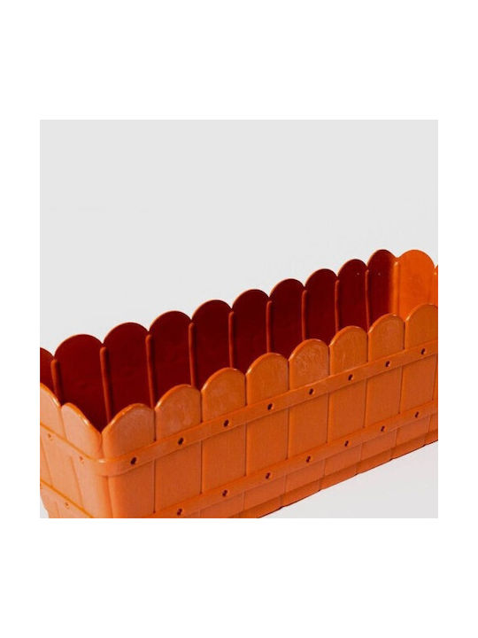 Sterk Γλάστρα Πλαστική Καφέ 60x12x13.5εκ.