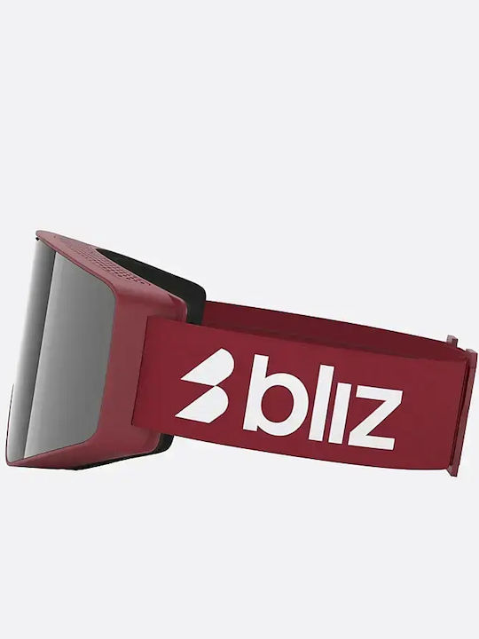 Bliz Маска За Ски И Сноуборд За Възрастни Сребриста С Непрозрачен Филтър