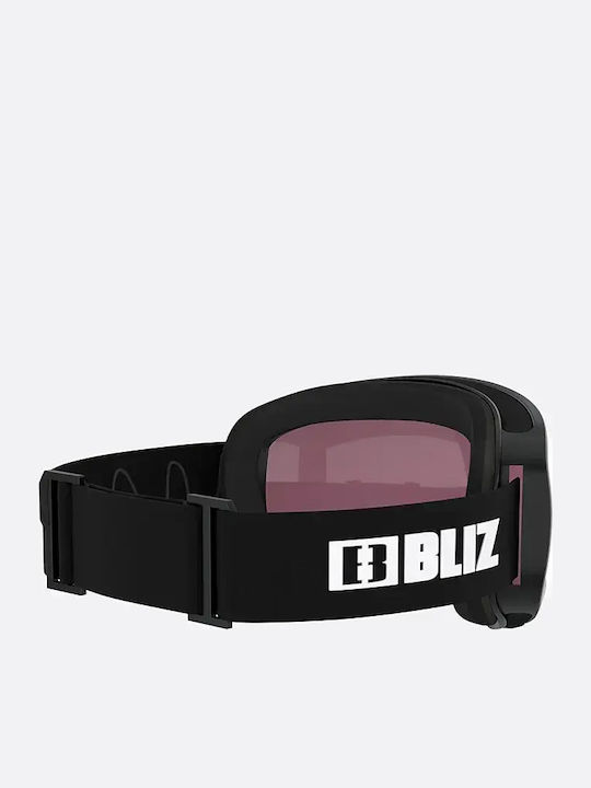 Bliz Ski- & Snowboardbrille Erwachsene Schwarz mit Linse Spiegel in Schwarz Farbe