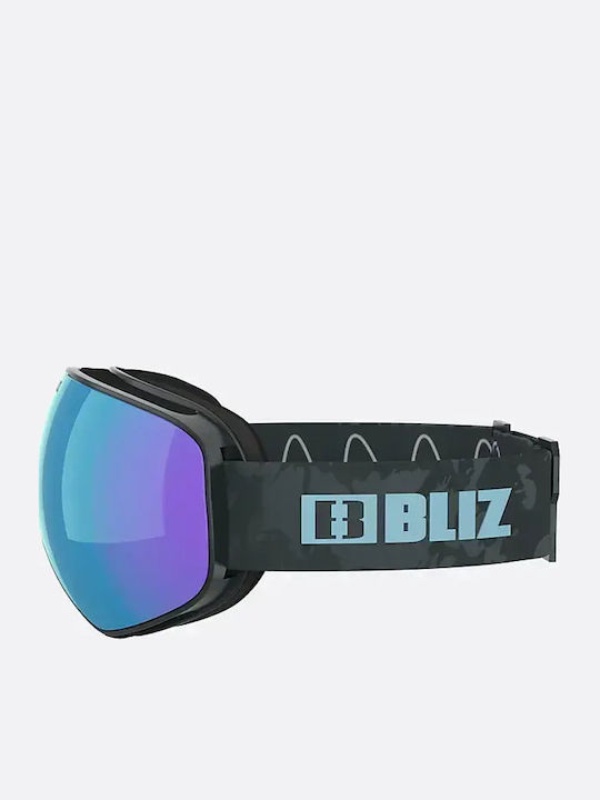 Bliz Μάσκα Σκι & Snowboard Ενηλίκων Γκρι με Φακό Φιμέ σε Γκρι Χρώμα
