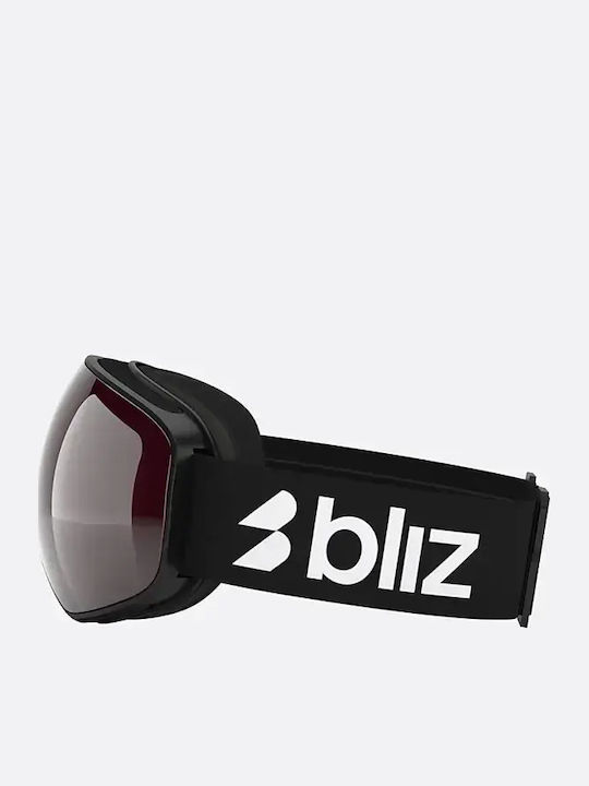 Bliz Ski- & Snowboardbrille Erwachsene Schwarz mit Linse Spiegel in Schwarz Farbe
