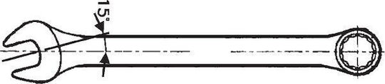 Teng Tools Combination Spanner 10mm 116490301