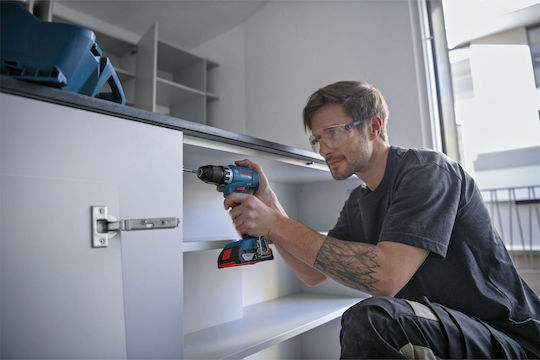 Bosch GSR 18V-45 Δραπανοκατσάβιδο Μπαταρίας Brushless 18V 2x3Ah
