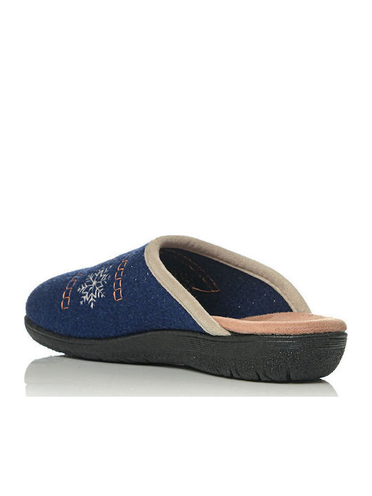 Anatomische Damen Hausschuhe Blau
