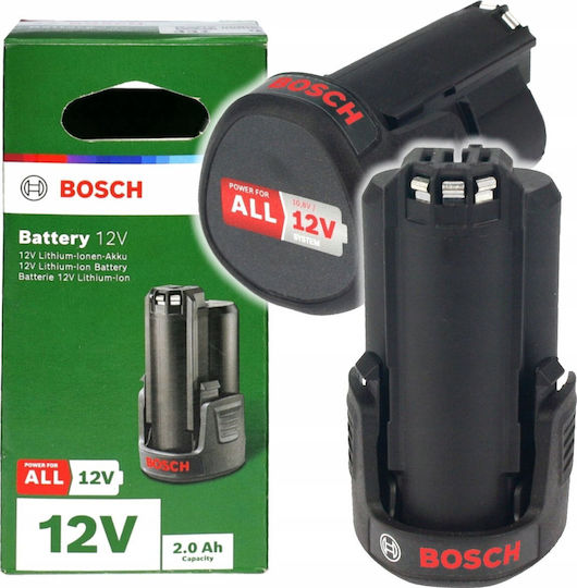 Bosch Μπαταρία Εργαλείου 12V με Χωρητικότητα 2Ah