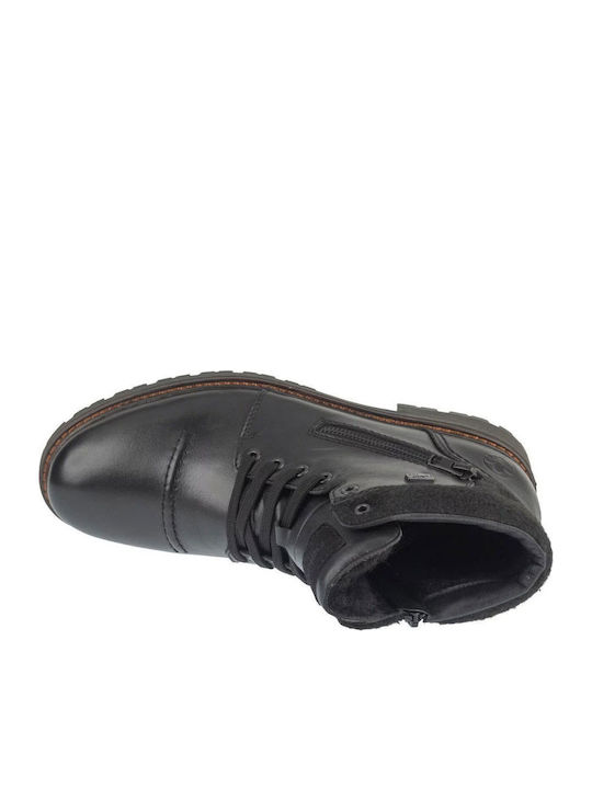 Piele Negru Ghete barbati
