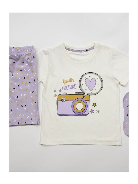 Evita Kids' Pajamas Summer White H-150