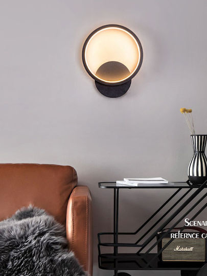 ArkoLight Leuchte Wand mit Integrierter LED und Neutralweißes Licht Schwarz