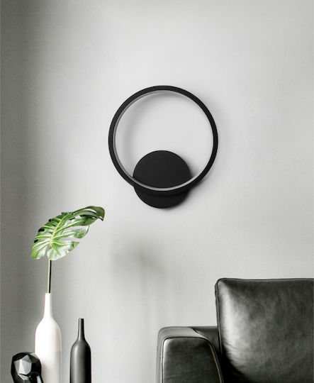 ArkoLight Leuchte Wand mit Integrierter LED und Neutralweißes Licht Schwarz