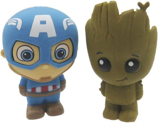 Set Două Radiere Puzzle Marvel Colecționabile
