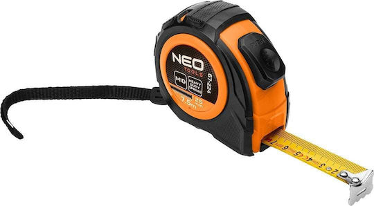Neo Tools Μετροταινία 25mm x 7.5m