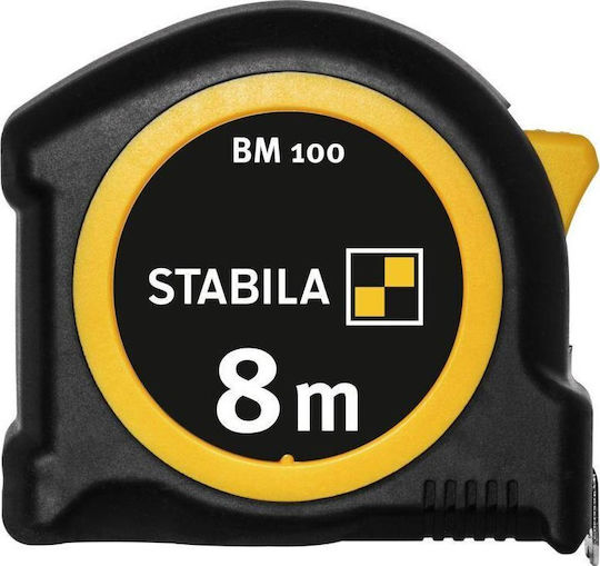Stabila Maßband mit automatischem Rücklauf 8m