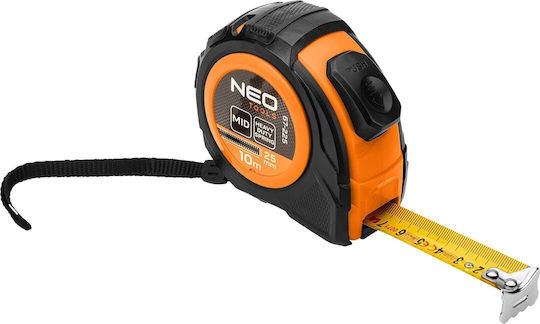 Neo Tools Метрическа лента 25мм x 10м