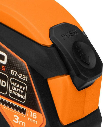 Neo Tools Banda de măsurat cu magnet 16mm x 3m