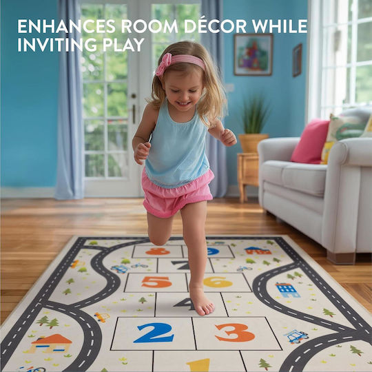 Navaris Kinder Teppich Mehrfarbig 160x120cm