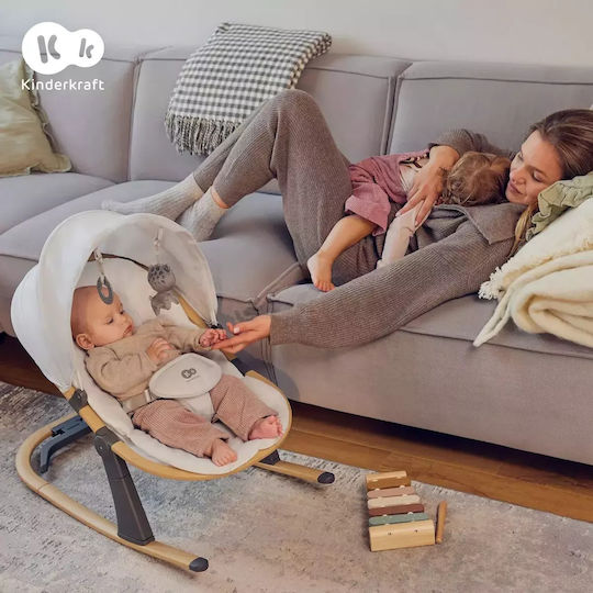 Kinderkraft Relax pentru Bebeluși Elsu Gri pentru Copil până la 9kg