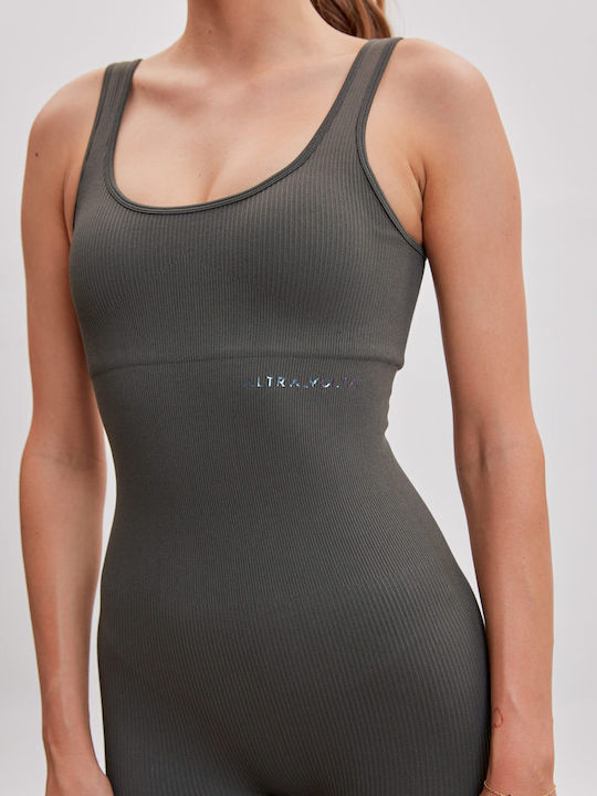 Women's One-piece Suit Grey