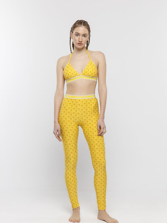 Women's Bra without Padding Yellow