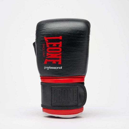 Leone 1947 Boxing Gloves Leather for Bag Black