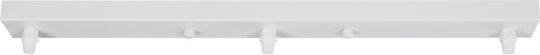 GloboStar Ceiling Rose for Lighting Fixtures White 77522