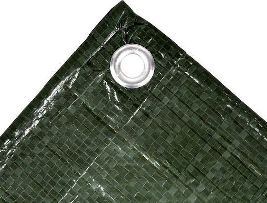 Geko Αδιάβροχος Μουσαμάς 80gr/m² 18x12μ. Ελαφρού Τύπου Πράσινος