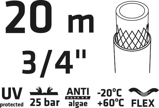 Verto Λάστιχο Bewässerung 3/4" 20m