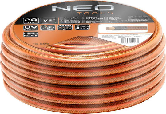 Neo Tools Furtun de grădină Udare 1/2" 20m