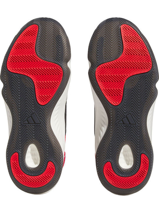 Adizero Select Ψηλά Μπασκετικά Παπούτσια Core Black / Better Scarlet / Off White