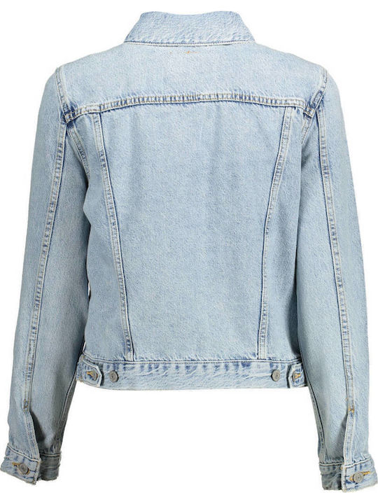 Original Trucker Scurtă Jachetă de femei din denim Blue