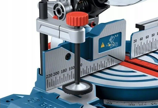 Bosch Miter Saw Electric with Power 1750W, Laser Guide, Cutting Disc Diameter 130mm & Cutting Speed 5000rpm