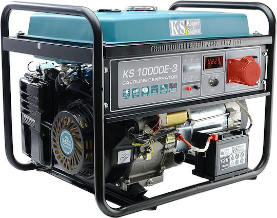 Könner & Söhnen 10000E ATS Generator Benzină (în patru timpi) Patru timpi cu Autostart și Putere Maximă 10kVA