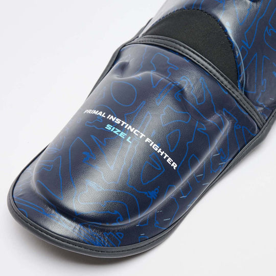 Leone 1947 Shin Guards Adults Blue