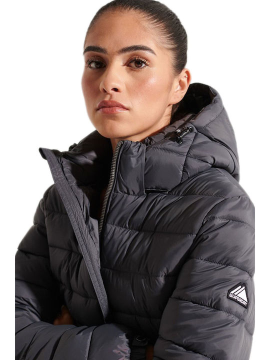 Fuji Scurtă Jachetă de femei Puffer Gri