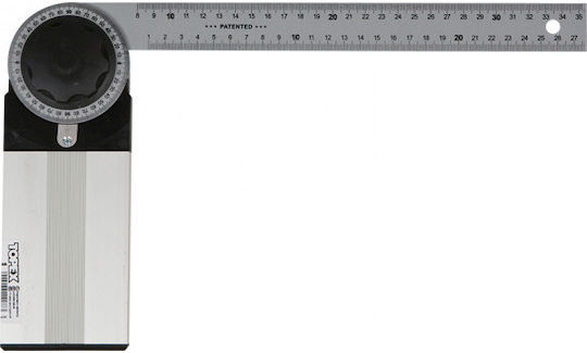 Topex Carpenters Angle Ruler Aluminum Length 50cm with Protractor