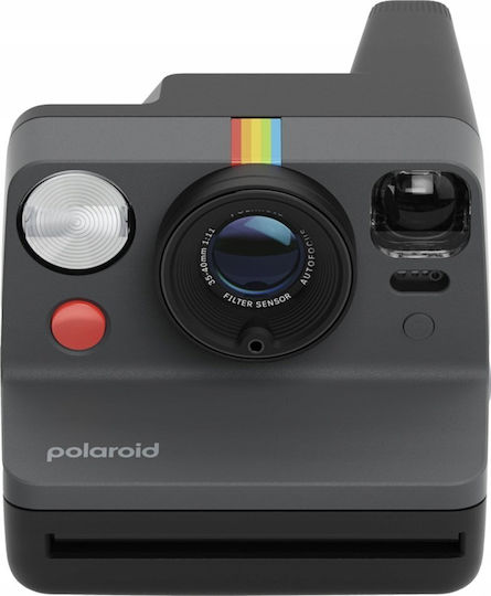Polaroid Now Gen 3 Instant Фотоапарат + 8 Филма Черен
