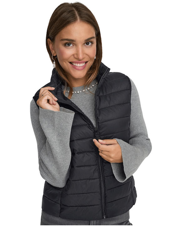 Women's Puffer Jacket for Winter Vest, Black