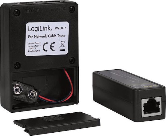 LogiLink WZ0015 Tester Καλωδίων Δικτύου RJ45 / RJ11 / RJ12 / BNC