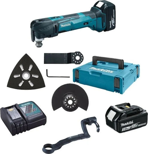 Makita DTM51RFJX1 Περιστροφικό Πολυεργαλείο 18V 2x3Ah με Ρύθμιση Ταχύτητας