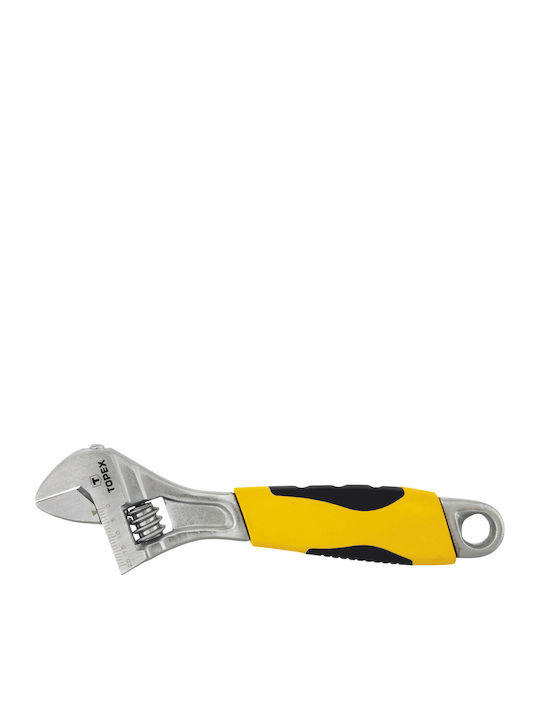Topex French Wrench with Adjustable Opening 35mm and Anti-Slip Handle 300mm