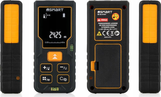 Smart 365 Μέτρο Laser 353021 με Εύρος Μέτρησης 0.2m-40m