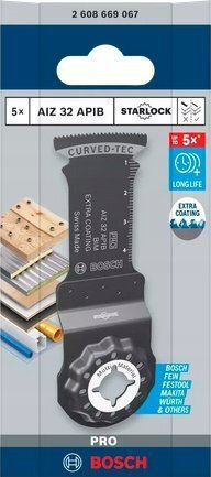 Bosch Pro Aiz 32 Apib Λαμα Πολυεργαλειου 32 X 50 Mm 5 Τεμ 2608669067