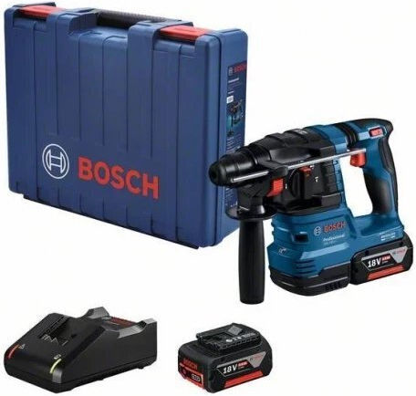 Bosch Impact Demolition Hammer Battery 18V 2x4Ah with Chuck SDS Plus 0611924021
