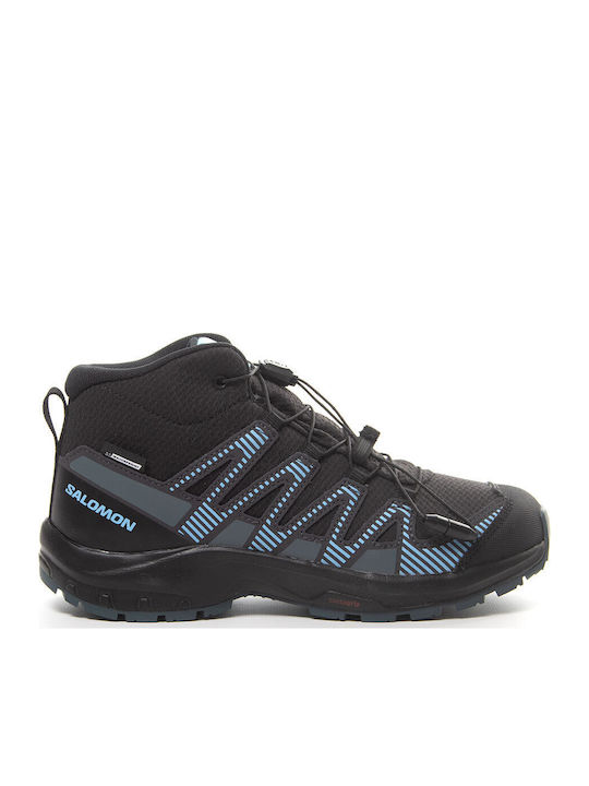 Kids Hiking Boots Xa Pro V8 Mid Waterproof Black