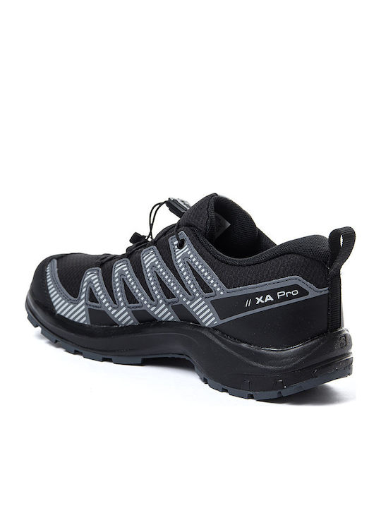 Kids Hiking Shoes Xa Pro V8 Waterproof Black