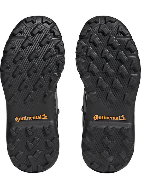 Kids Hiking Boots Terrex Mid Gore Tex Waterproof Black