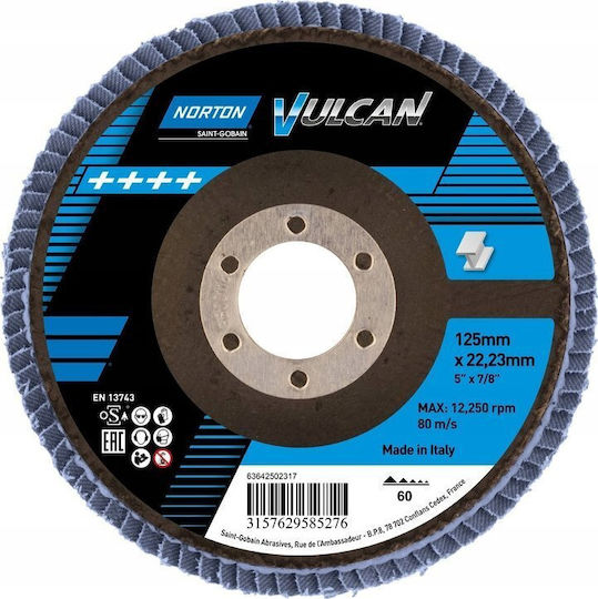 Norton Δίσκος Λείανσης 125mm 10τμχ