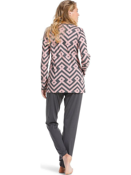 Pastunette Winter Damen Pyjama-Set