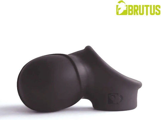 Brutus Ring Schwanz & Hoden Silikon Schwarz